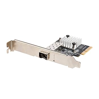 未使用 LANカード PCIe x4 10GbE SFP+ 2ポート Amazon | StarTech.com 10GbE対応2ポート オープンSFP+搭載